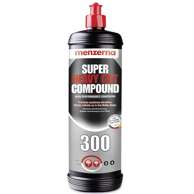 Menzerna – Super Heavy Cut Compound 300  *NEW Formula* 1L (1.3kg)