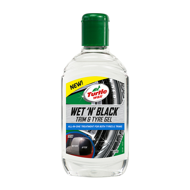 Turtle Wax – Wet N Black Trim & Tyre Gel (300ml)
