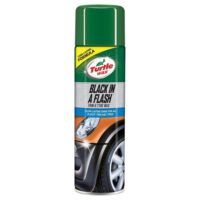 Turtle Wax – Black In A Flash Trim & Tyre Wax Aero 500ml