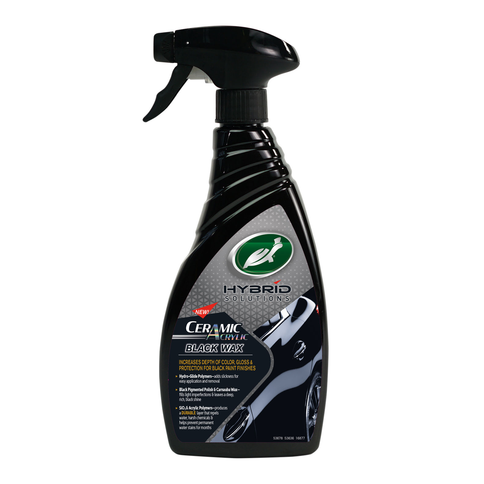 Turtle Wax – Hybrid Ceramic Acrylic Black Wax (500ml)