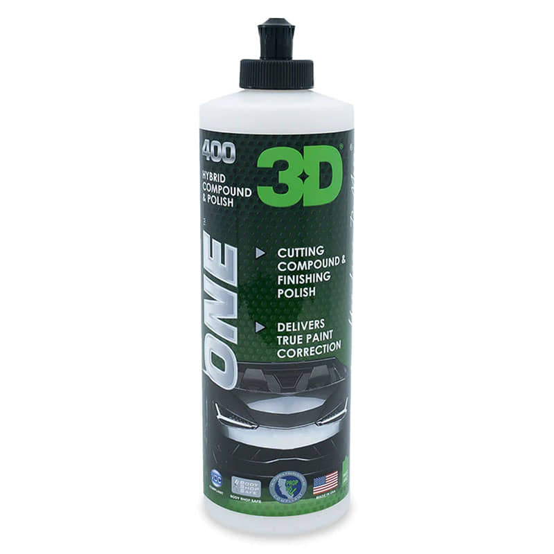 3D – ONE Hybrid Cutting Compound & Finishing Polish (473ml)
