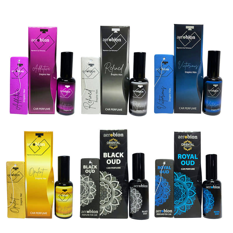 Aerobion Car Perfume 50ml Spray + Card Combo